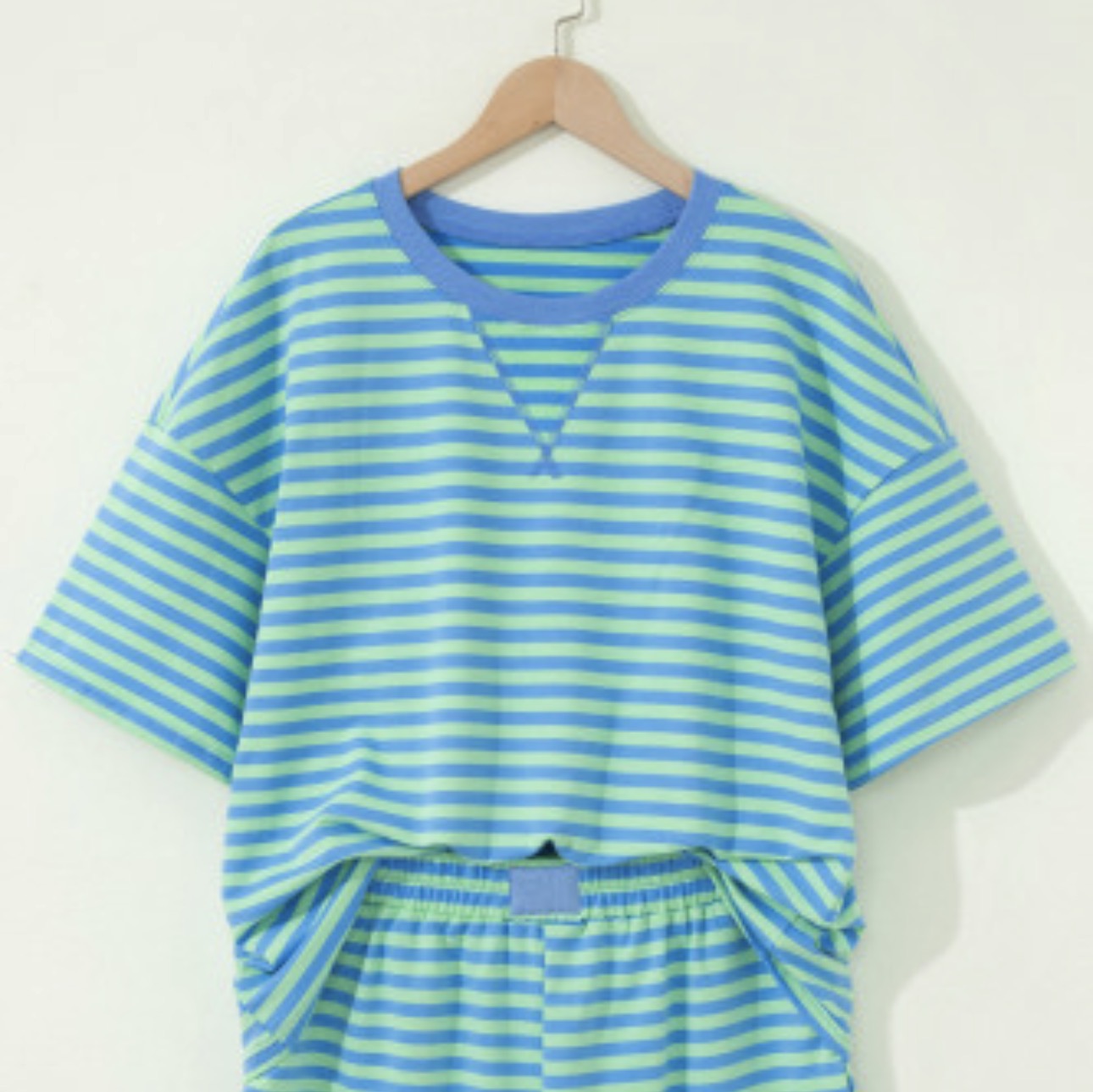 Green Stripe Top