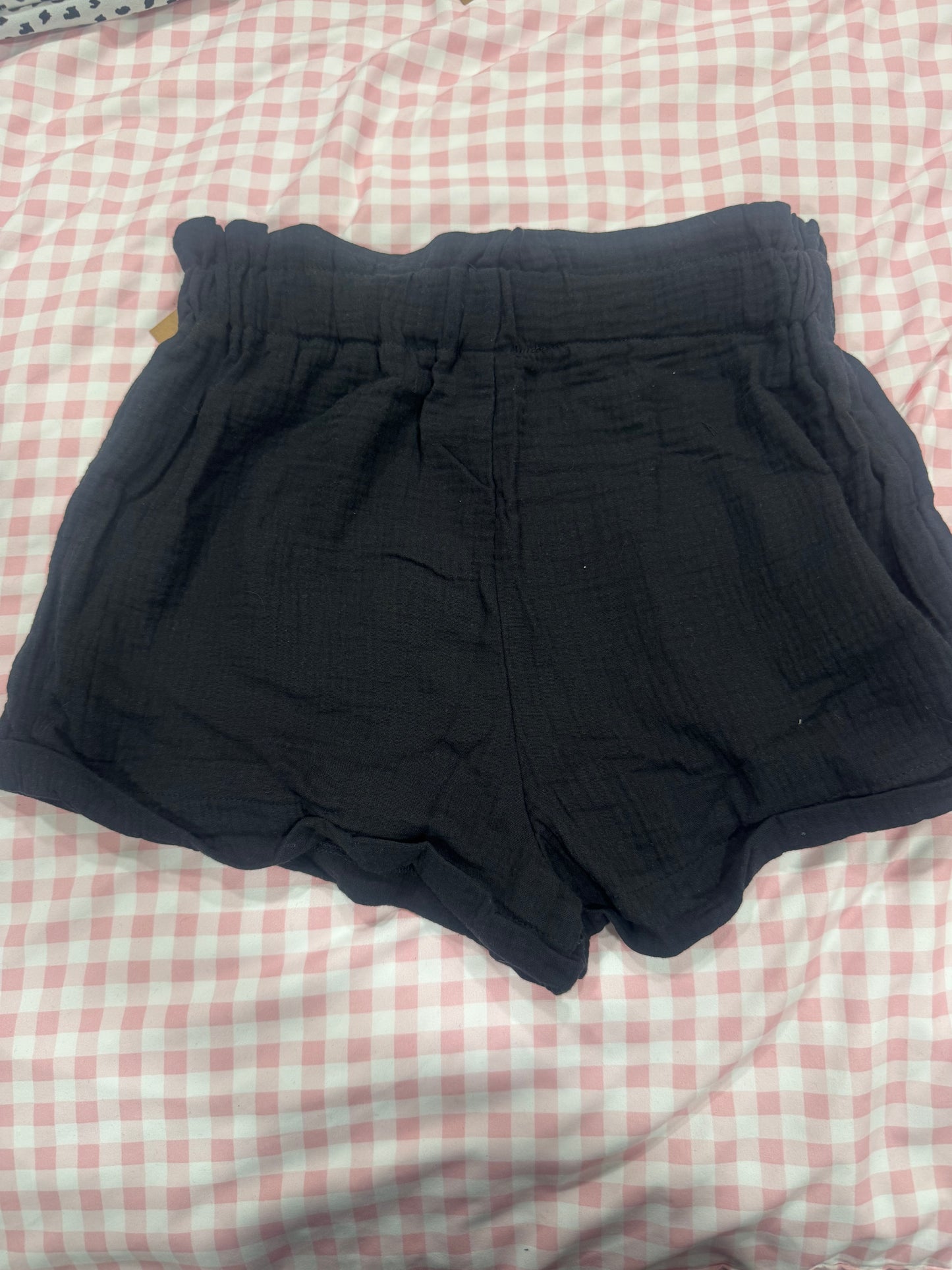 Black Effortless Shorts