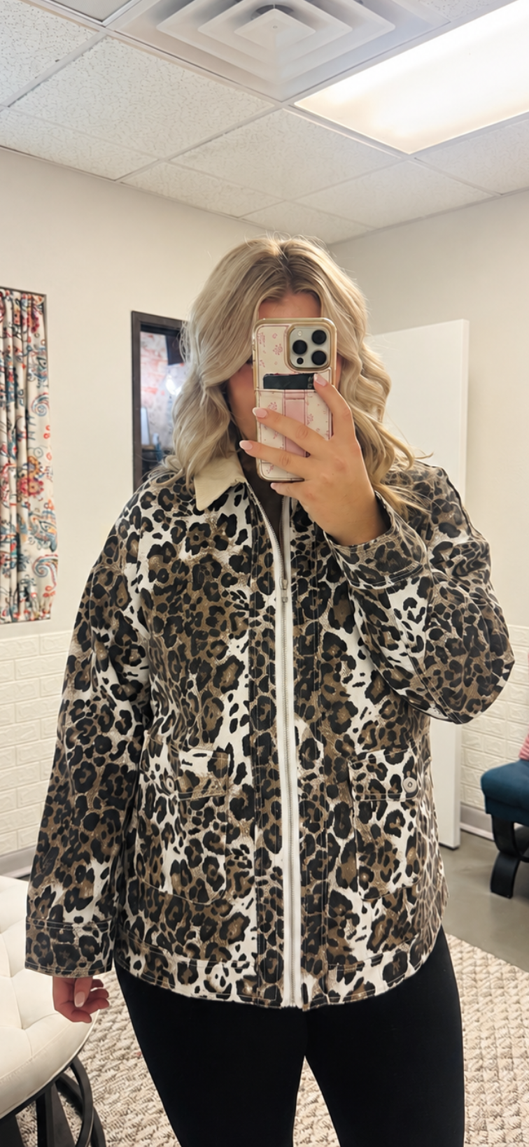 Leopard Print Jacket