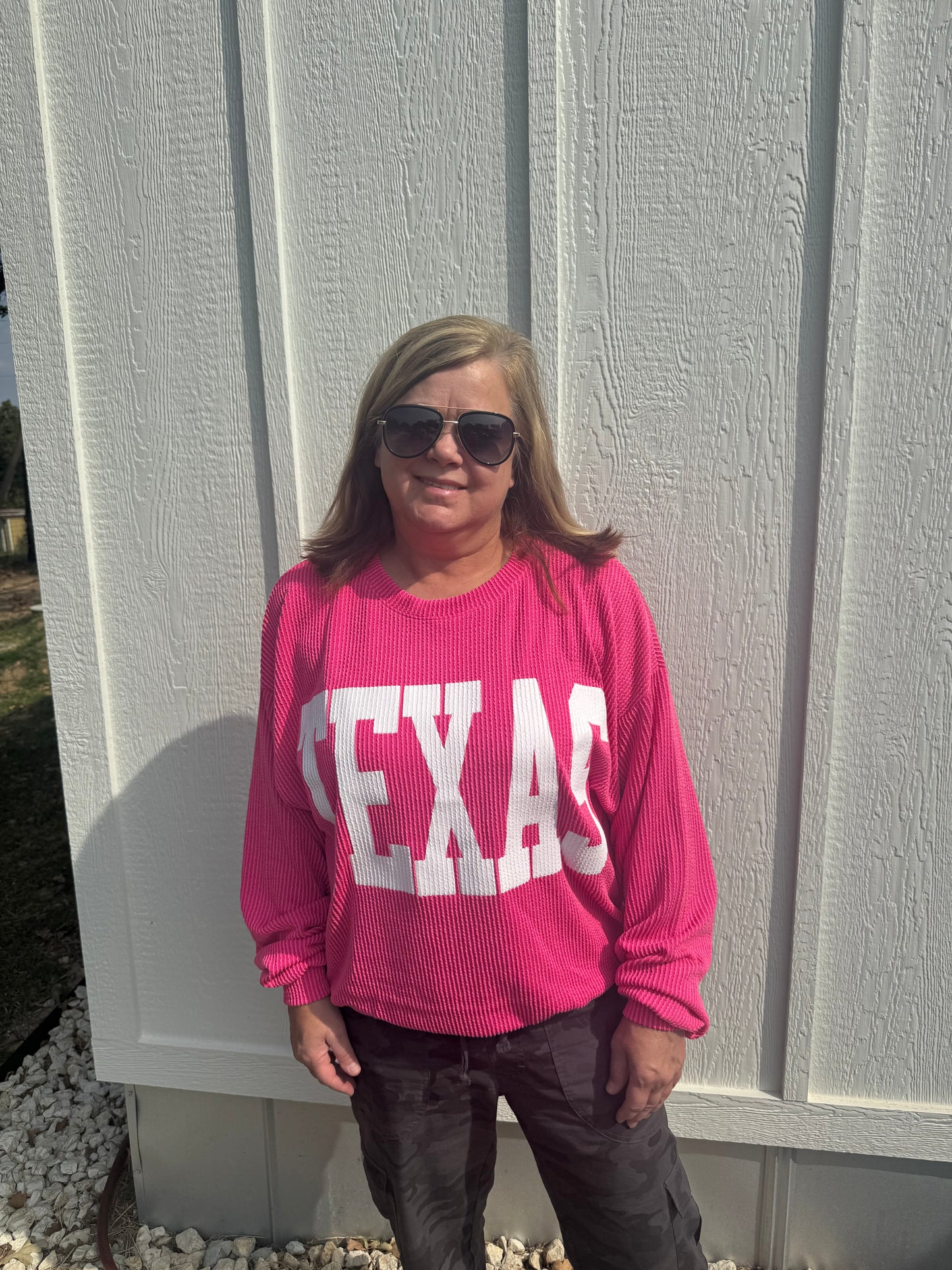 PINK TEXAS Crewneck