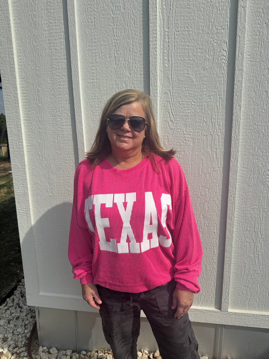 PINK TEXAS Crewneck