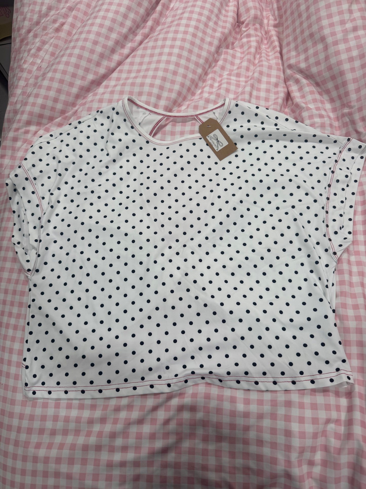 Sweet and Spotty Open- Back Tee