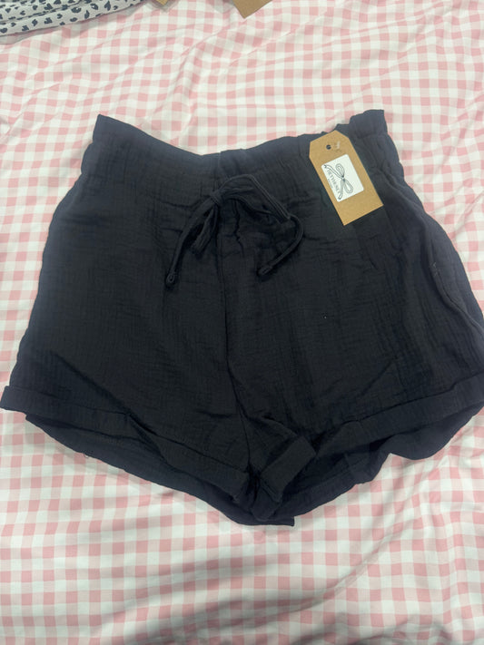 Black Effortless Shorts